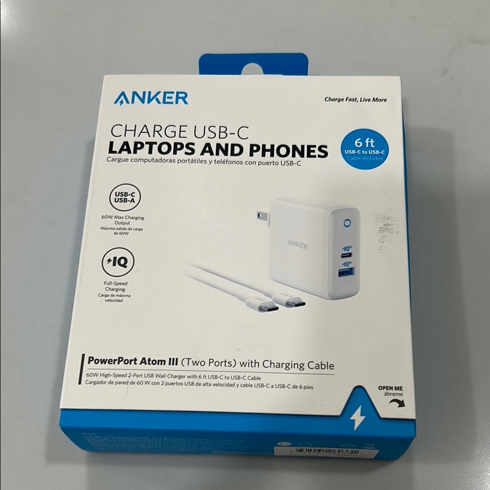 Anker USB-C Charger with Cable